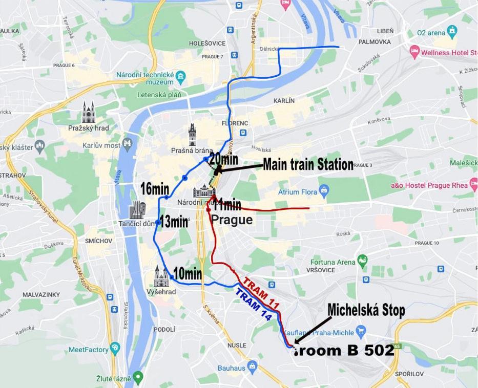 Room B 502 프라하 외부 사진